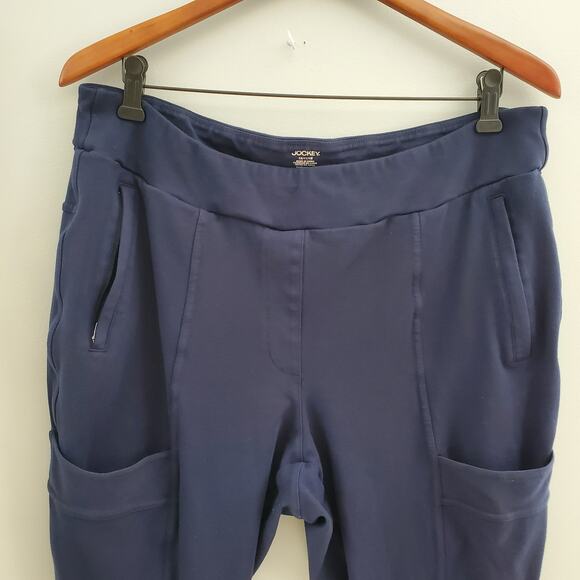 Jockey Women's Navy Blue Athleisure Pull On Jogger Pants Size 1X - Picture 3 of 9